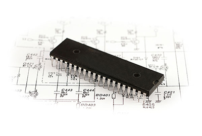 photo of a Chip schematic